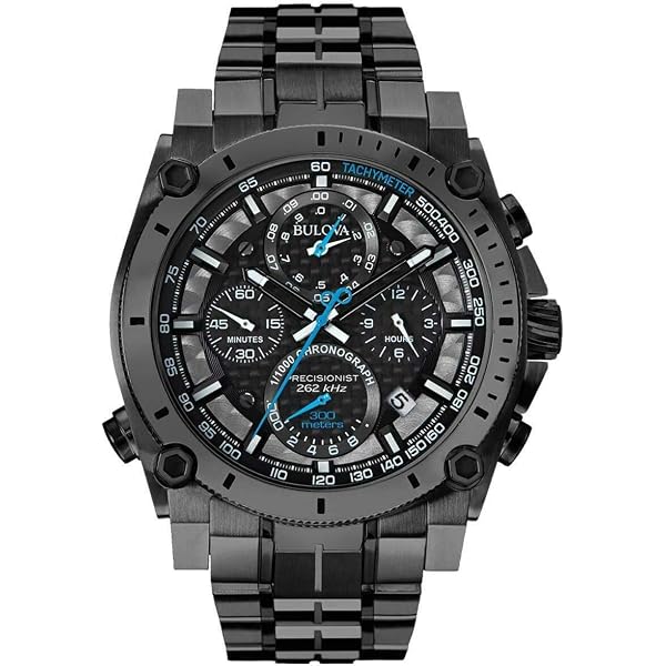 Bulova Men's Icon Precisionist Two-Tone Stainless Steel 8-Hand